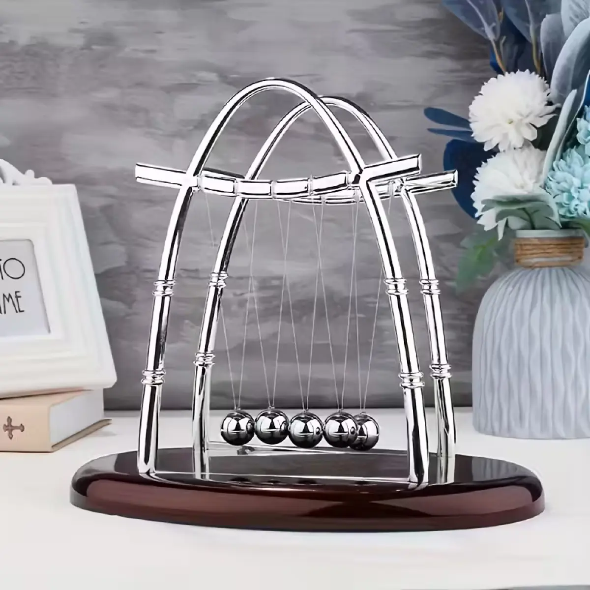 Classic Geometric Oval Pendulum Ball