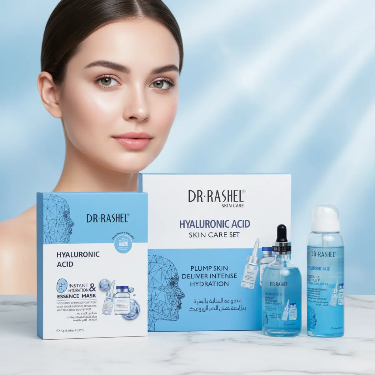 DR. RASHEL HYALURONIC ACID SKIN CARE 3PCS SET
