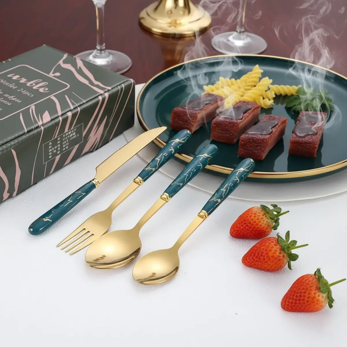 Stainless Steel Cutlery Gift Box Set