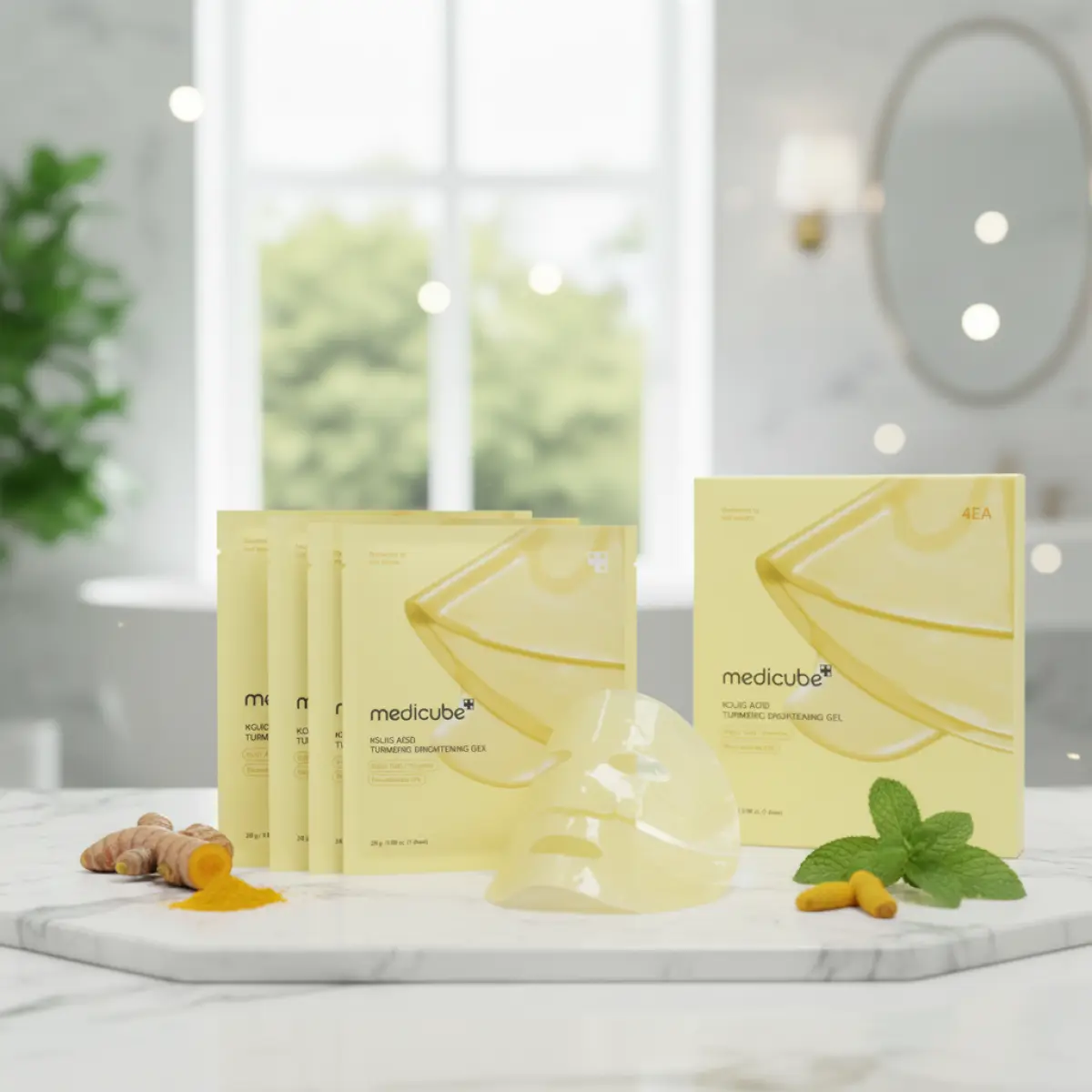 KOJIC ACID TURMERIC BRIGHTENING GEL MASK 28G