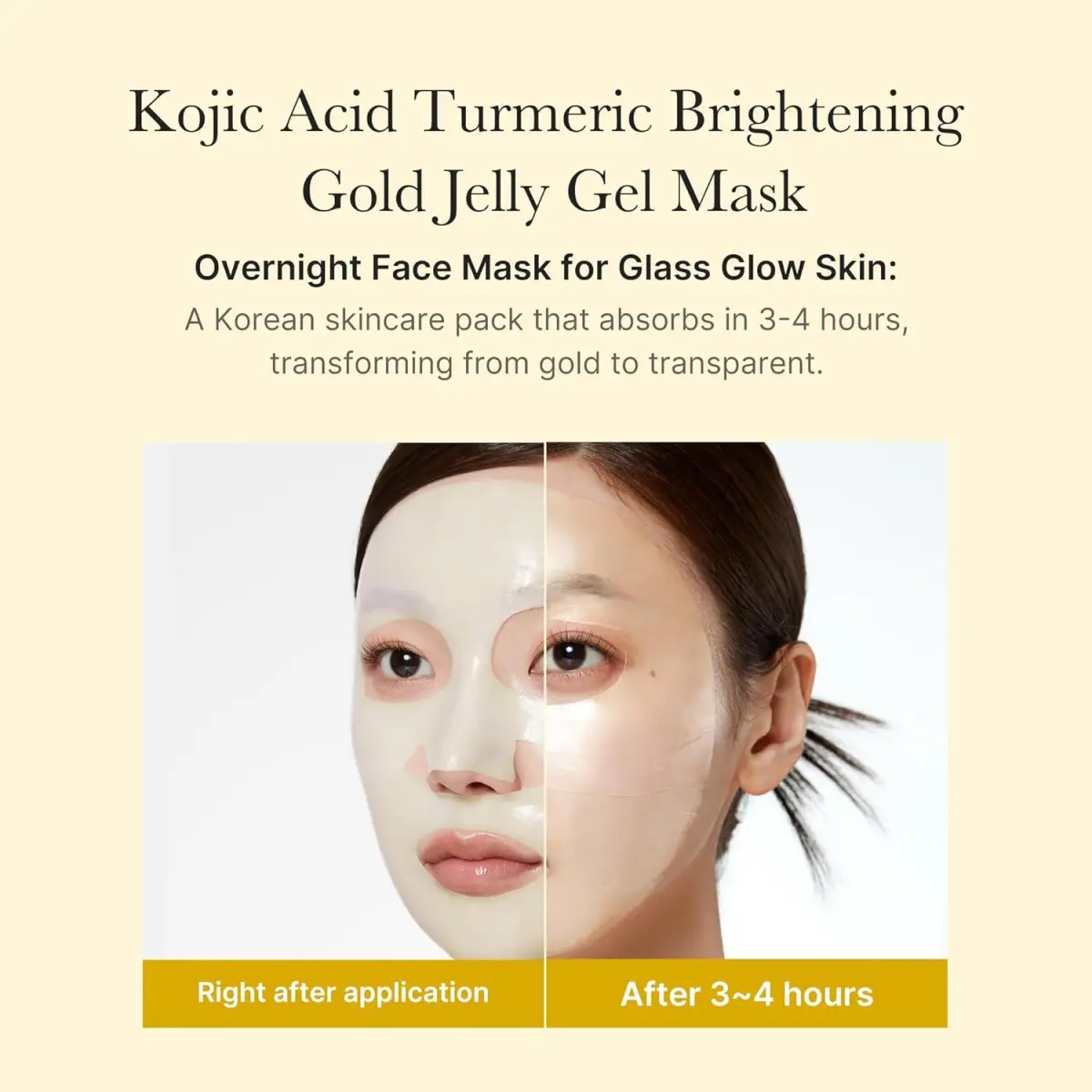 KOJIC ACID TURMERIC BRIGHTENING GEL MASK 28G