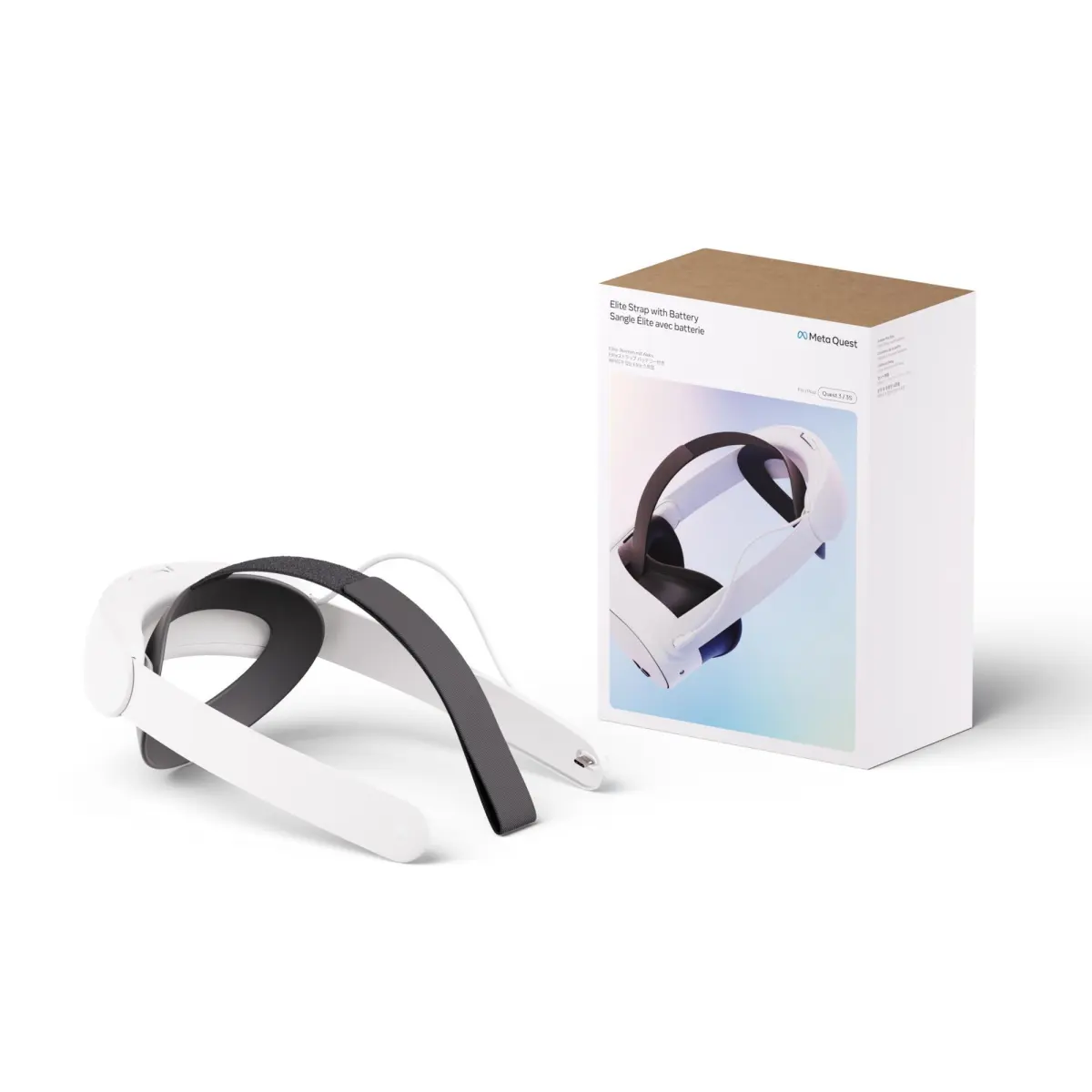 Meta Quest Elite Strap with Battery - Works with Meta Quest 3/3S