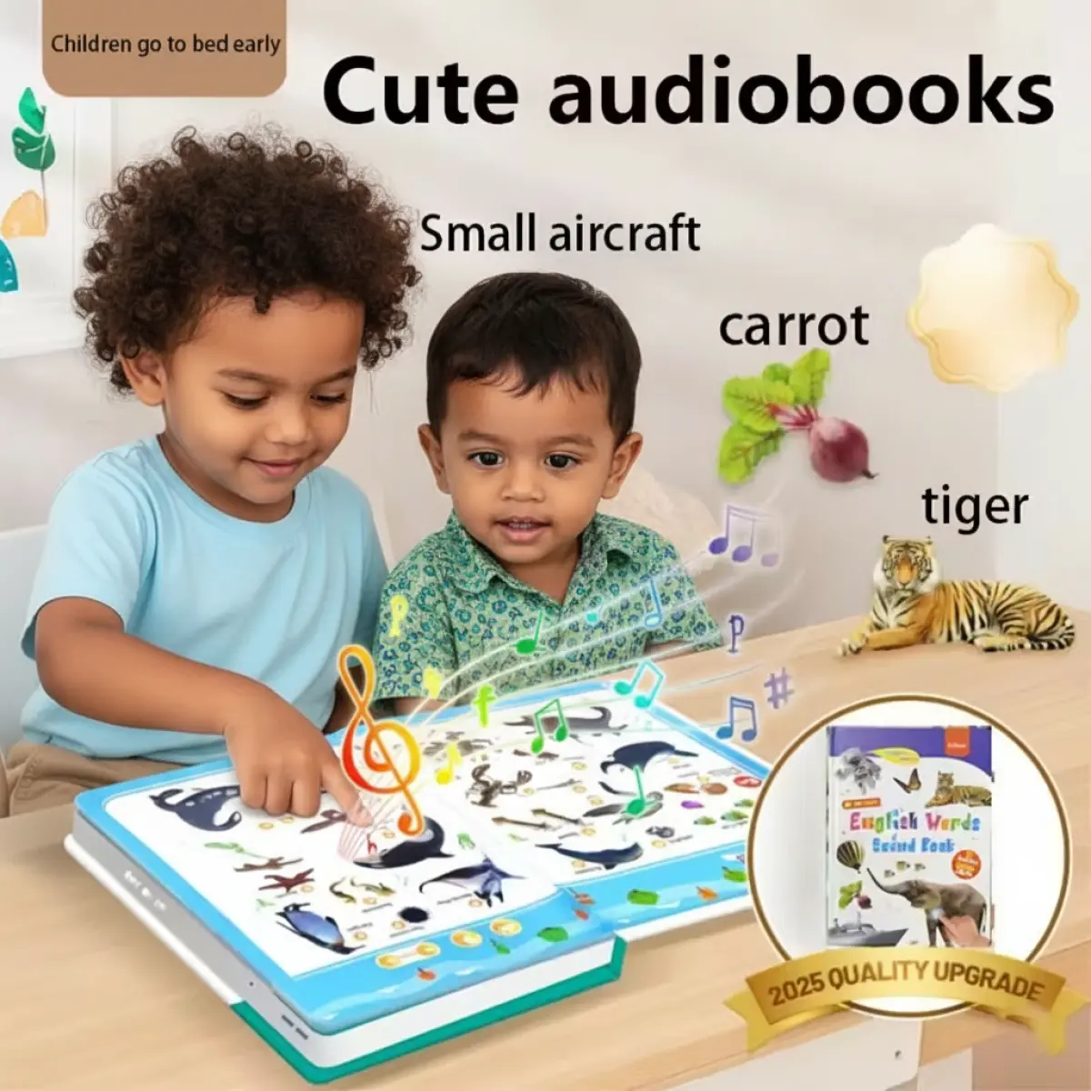 Children's First Interactive Touch Learning English Book