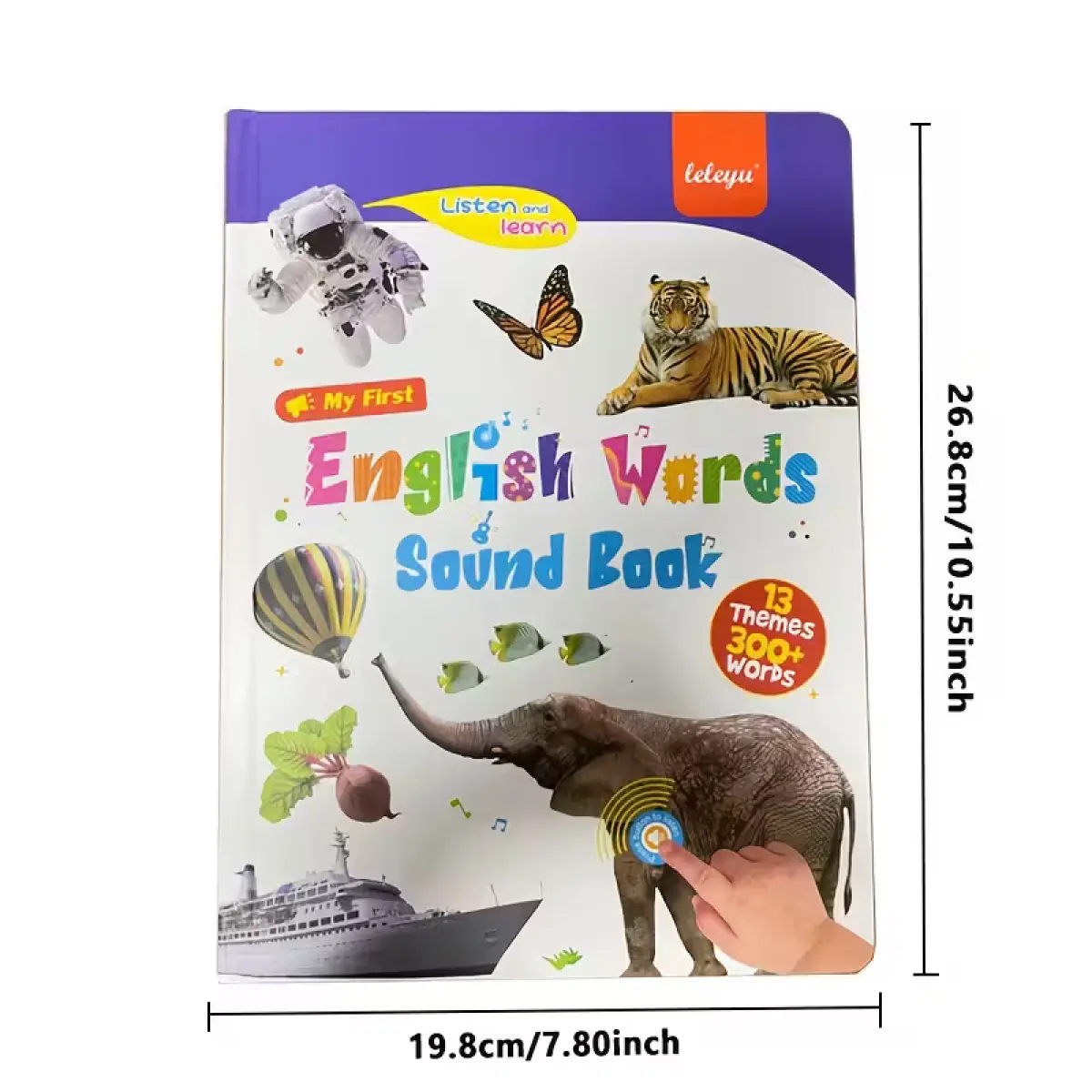 Children's First Interactive Touch Learning English Book