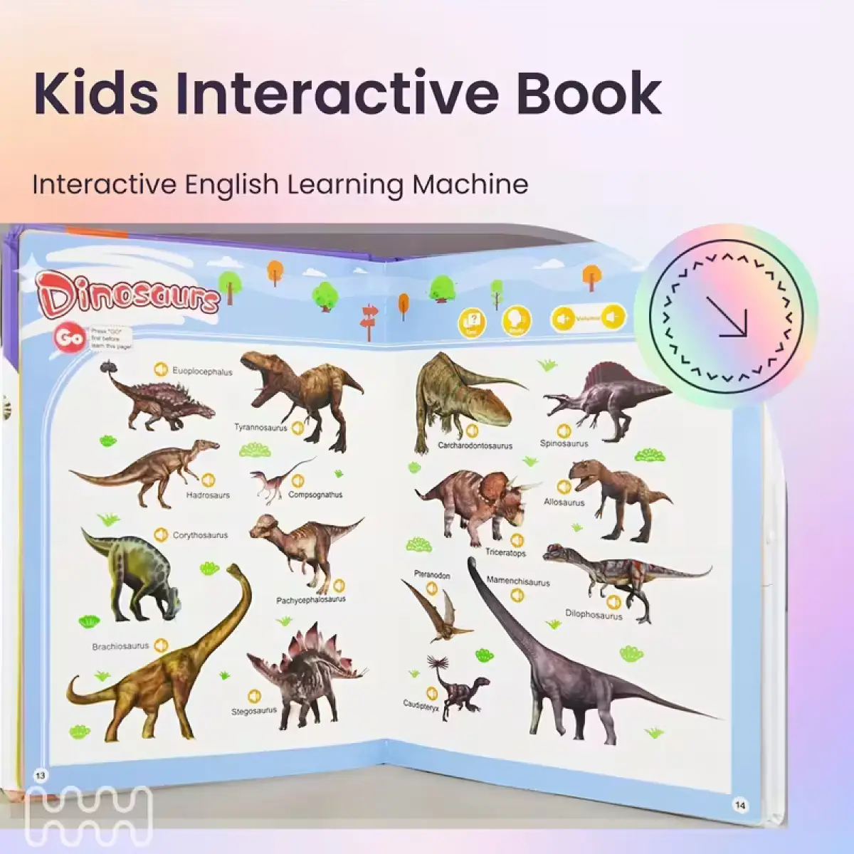 Children's First Interactive Touch Learning English Book