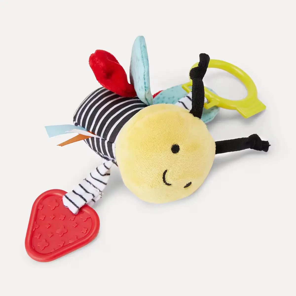 Pram Toy – Bee | Rattle & Teether for Babies (0+ Months)