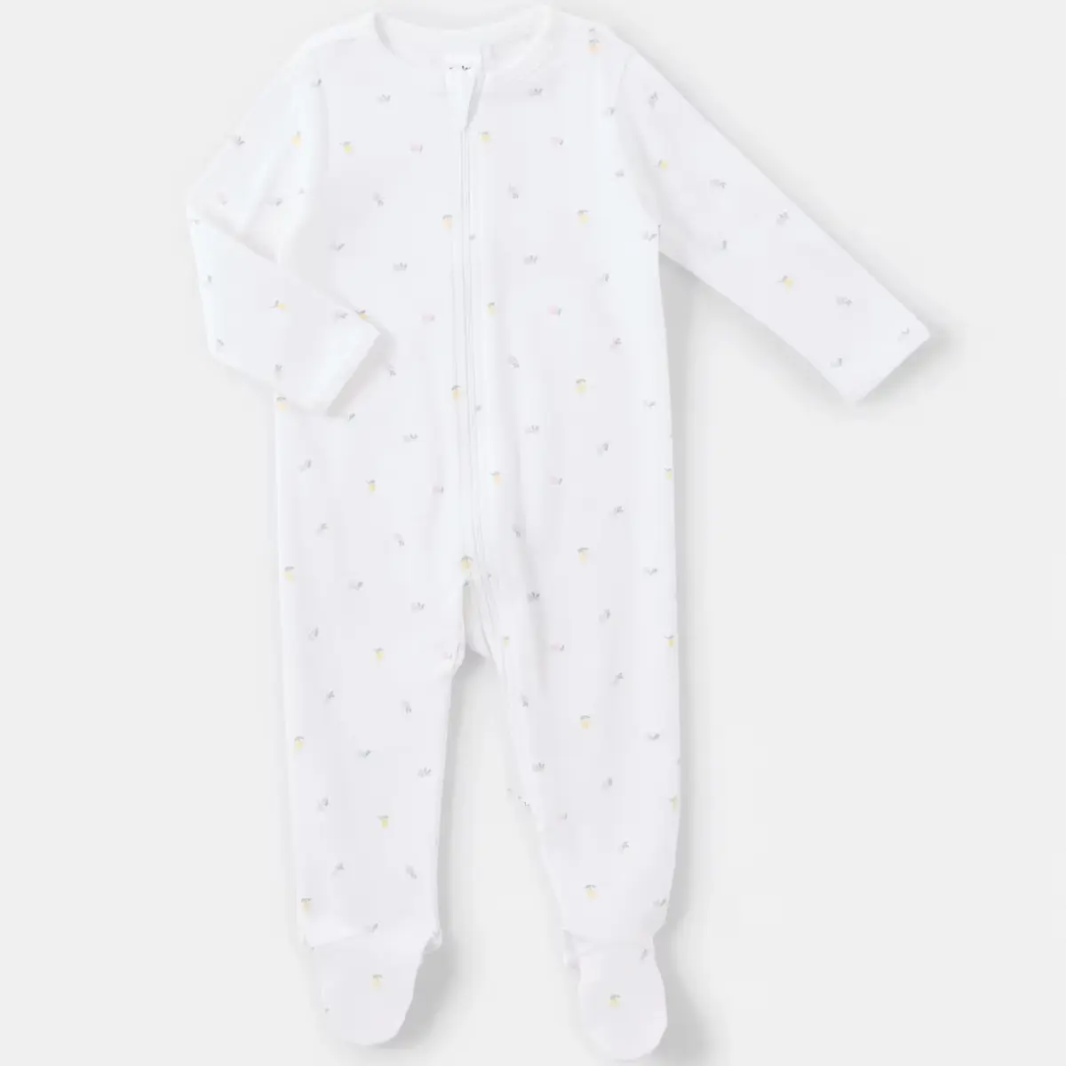 3 Pack Baby Coveralls - 100% Cotton -3-6 Months