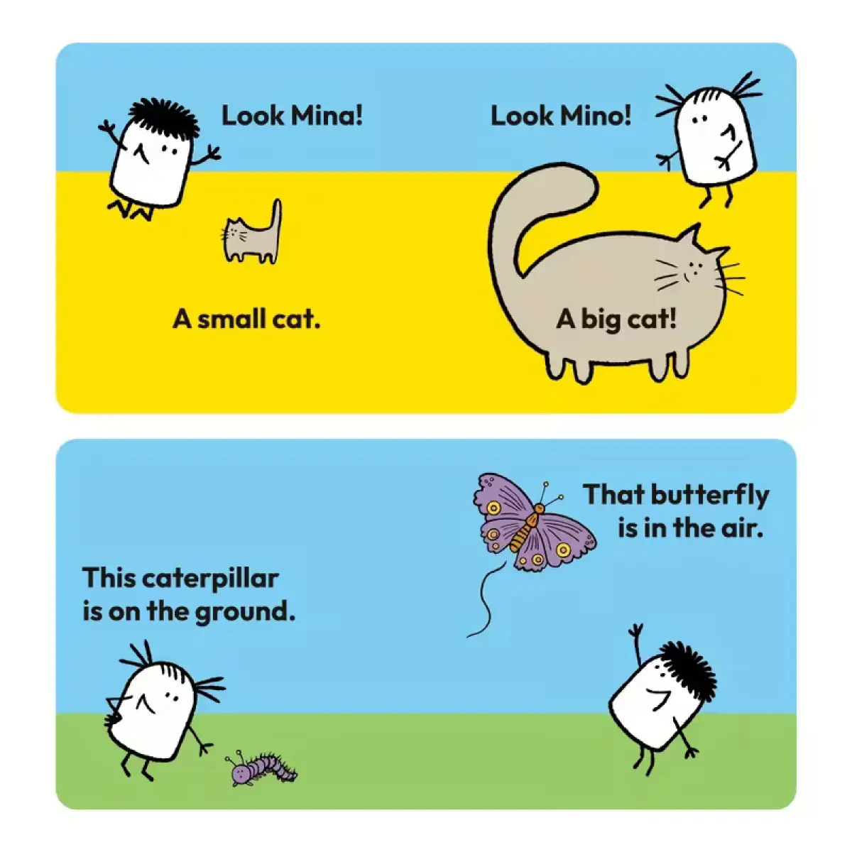 Let’s Discover Opposites with Mina & Mino – Preschool Learning Storybook