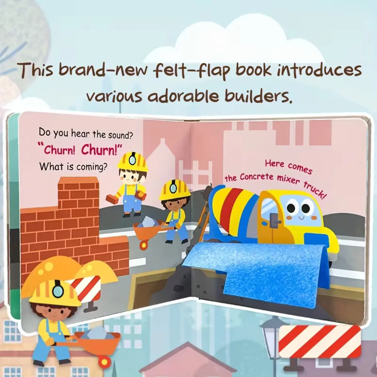 Interactive Lift-the-Flap Engineering Vehicles Board Book