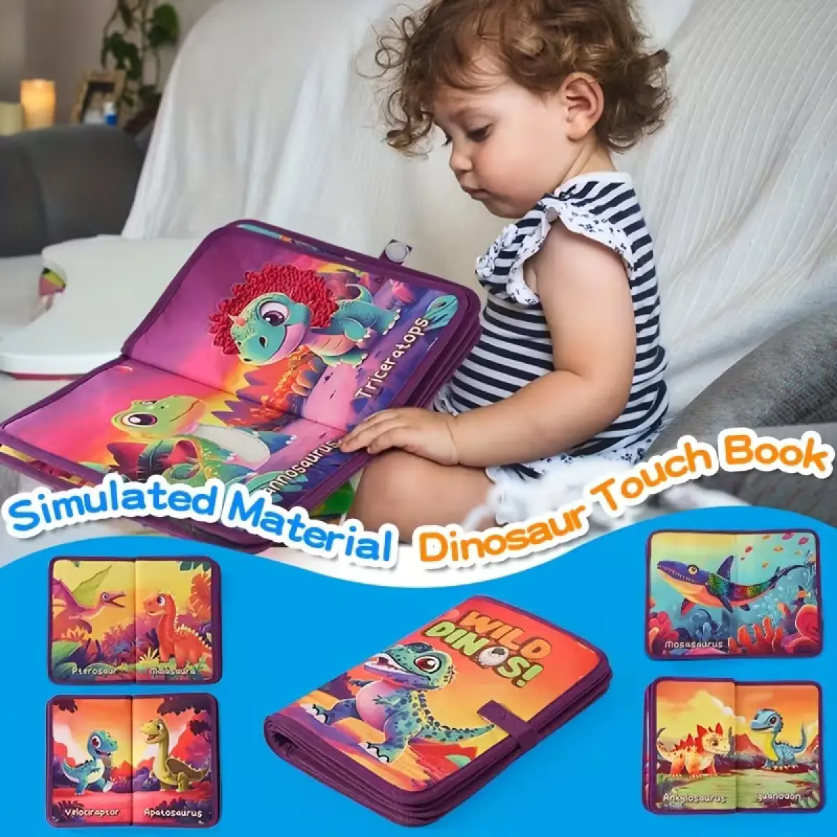 Baby Sensory Touch & Feel Animal Texture Book