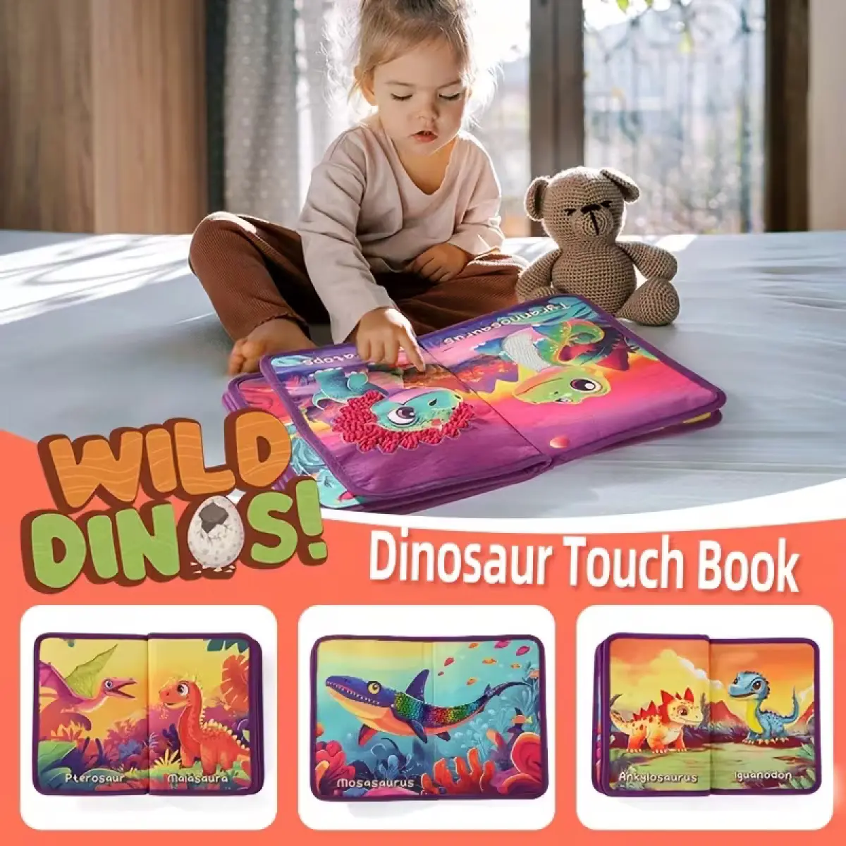 Baby Sensory Touch & Feel Animal Texture Book