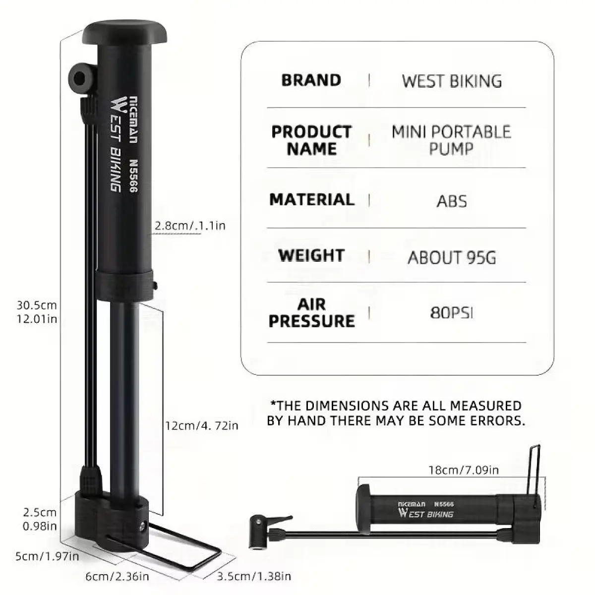 Air Pump Small, handy, and lightweight