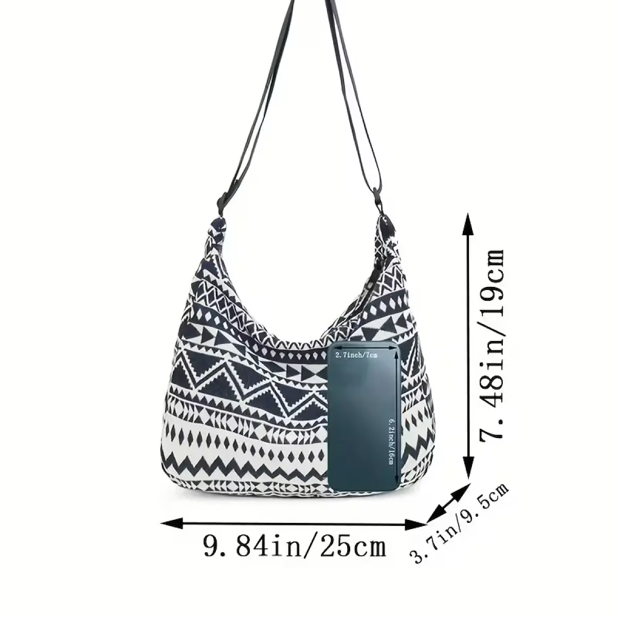 Multi-Functional Small Square Crossbody Shoulder Bag