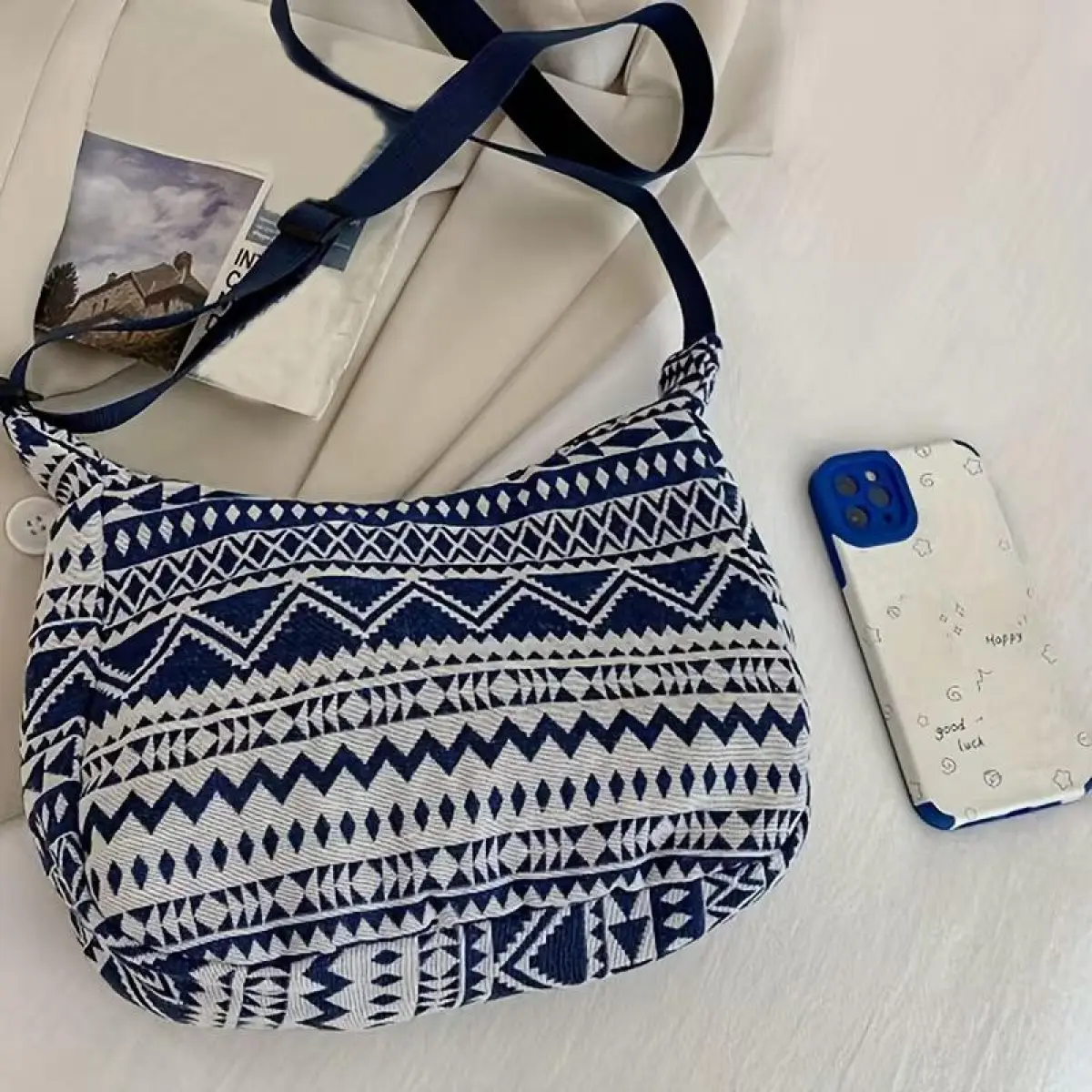 Multi-Functional Small Square Crossbody Shoulder Bag