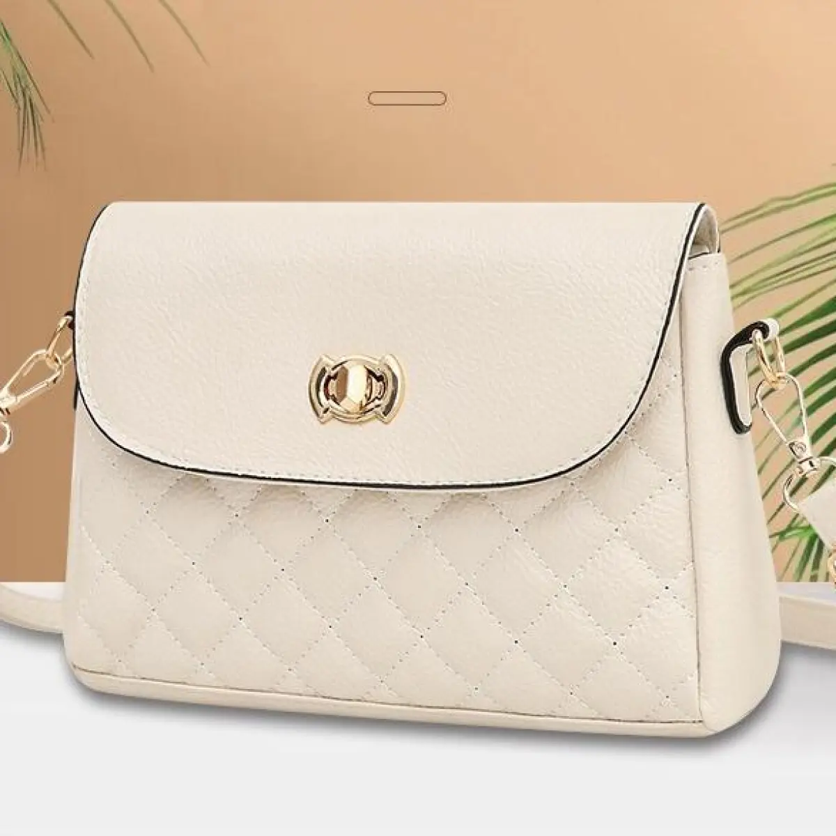 Korean-Style Rhombic Mini Shoulder & Crossbody Phone Bag