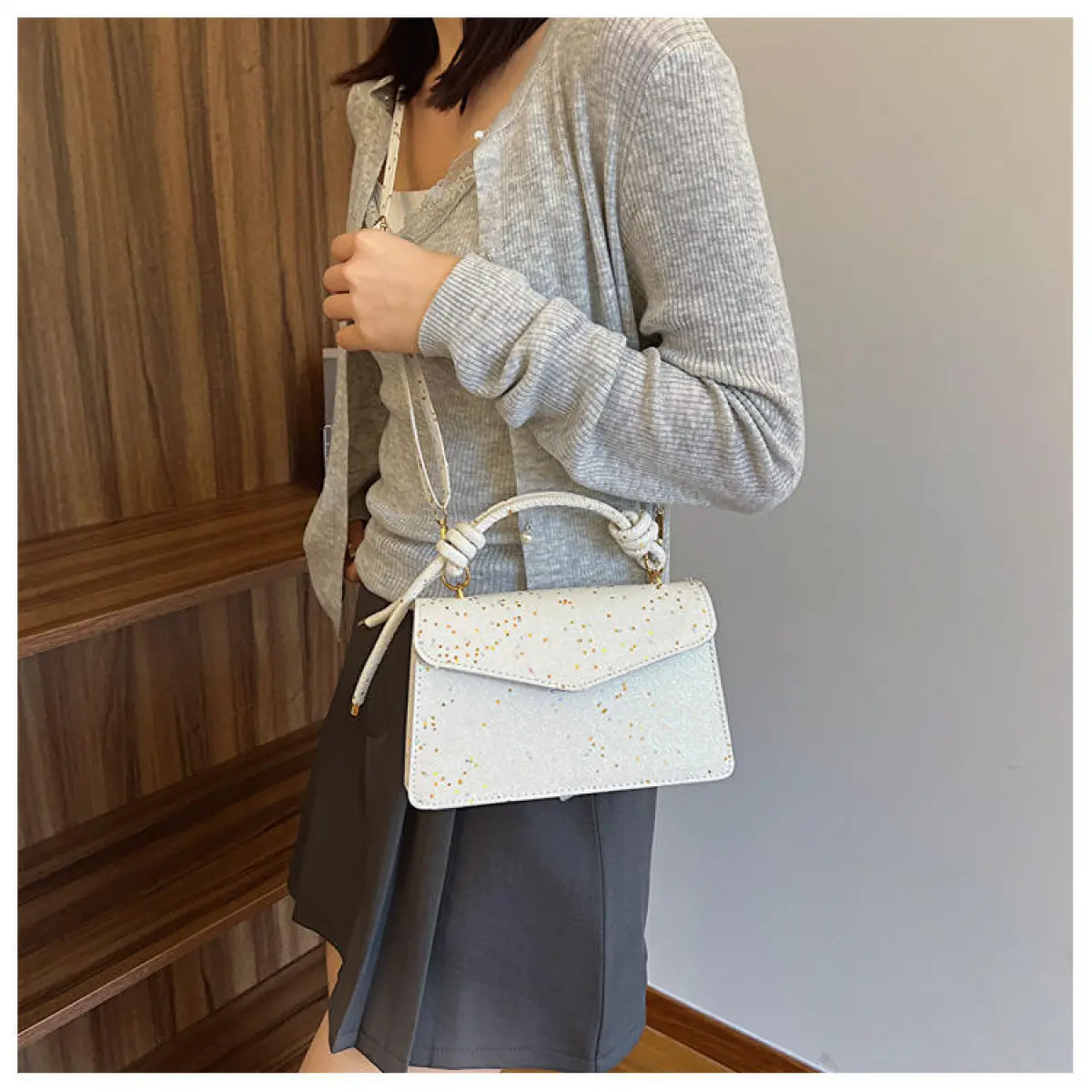 New Simple Trendy Western Style Shoulder Bag