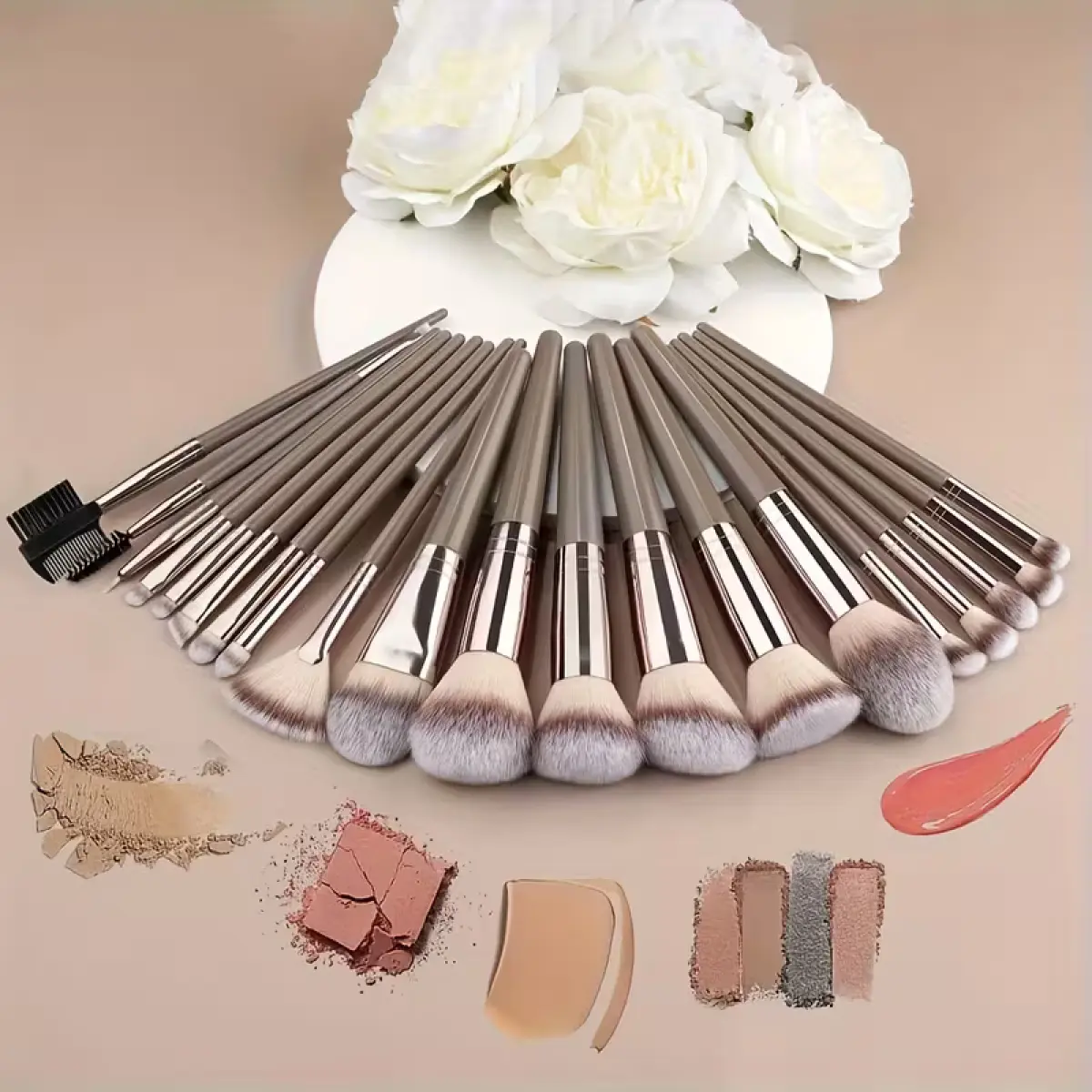 Makeup Brush Set – 15 Pieces
