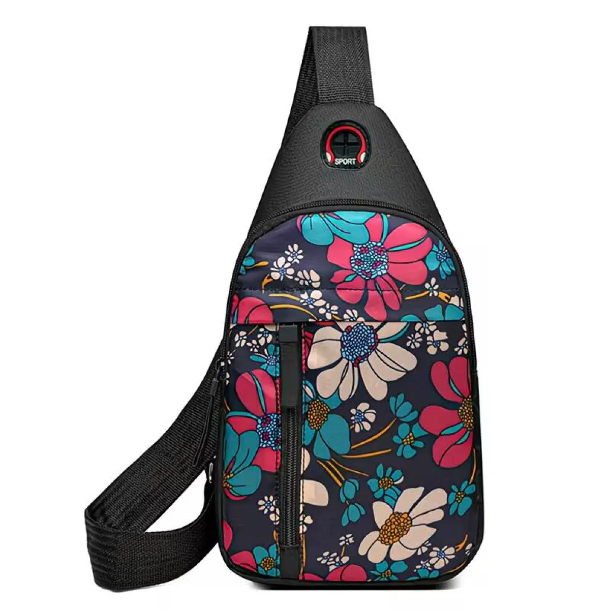 Printed Casual Chest Shoulder Crossbody Bag