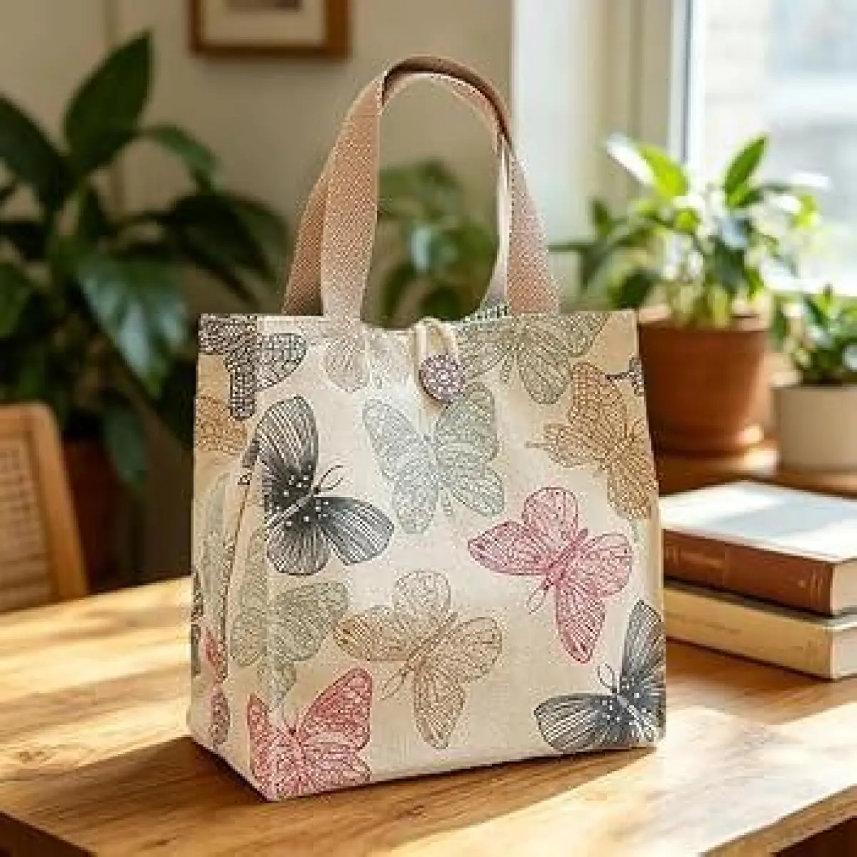 Small Canvas Tote Lunch Bag – Lightweight Commuter Sundries Bag