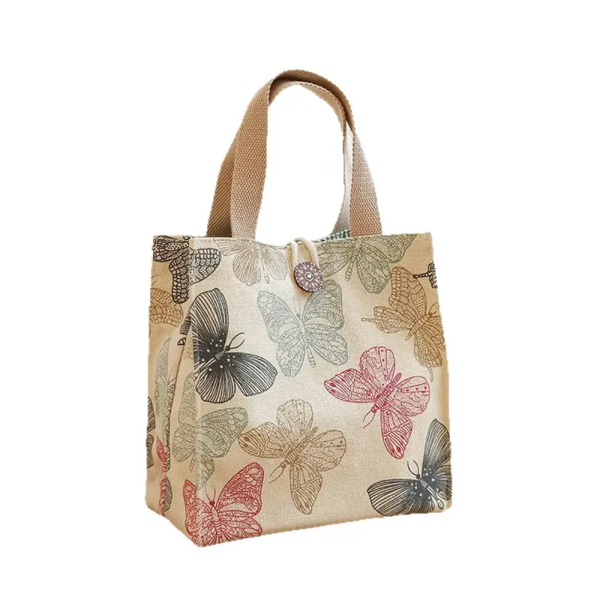 Small Canvas Tote Lunch Bag – Lightweight Commuter Sundries Bag