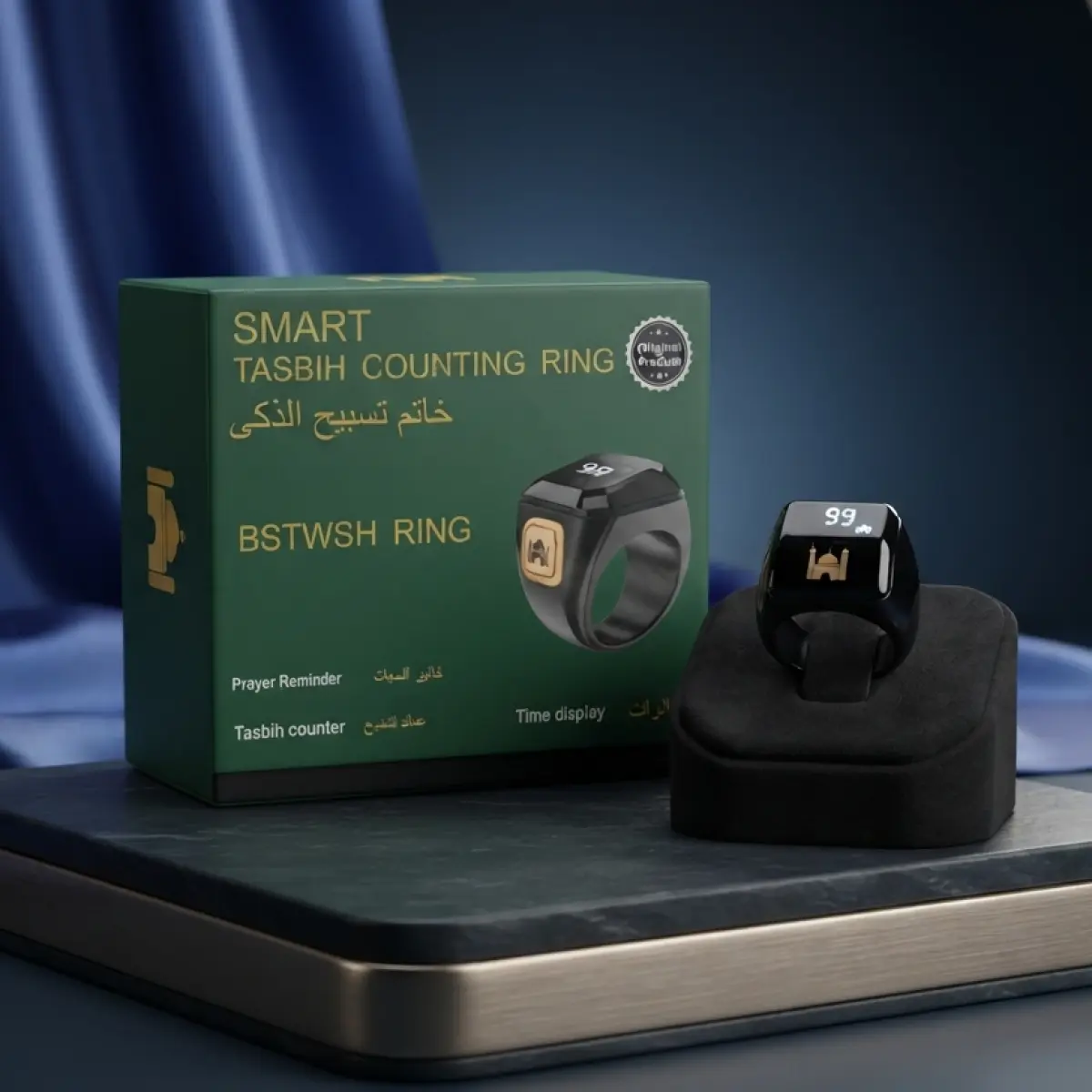 High Quality Smart Digital Tasbih Counting Ring with OLED Display