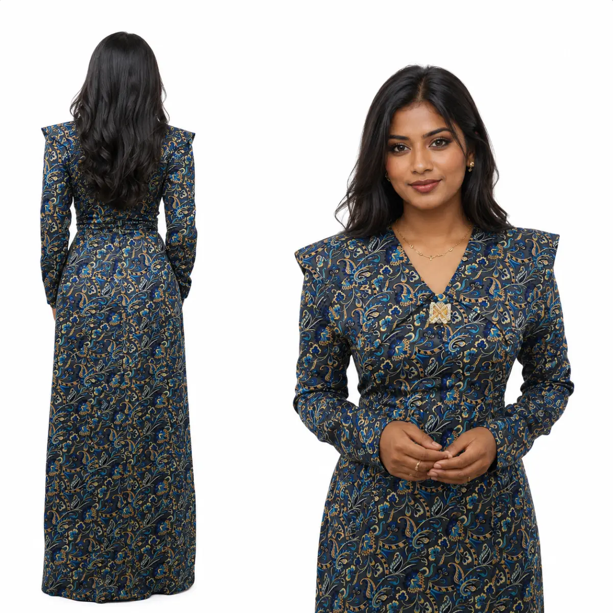 Dhigu Hedhun Fothi – Traditional Maldivian Women's Dress Material