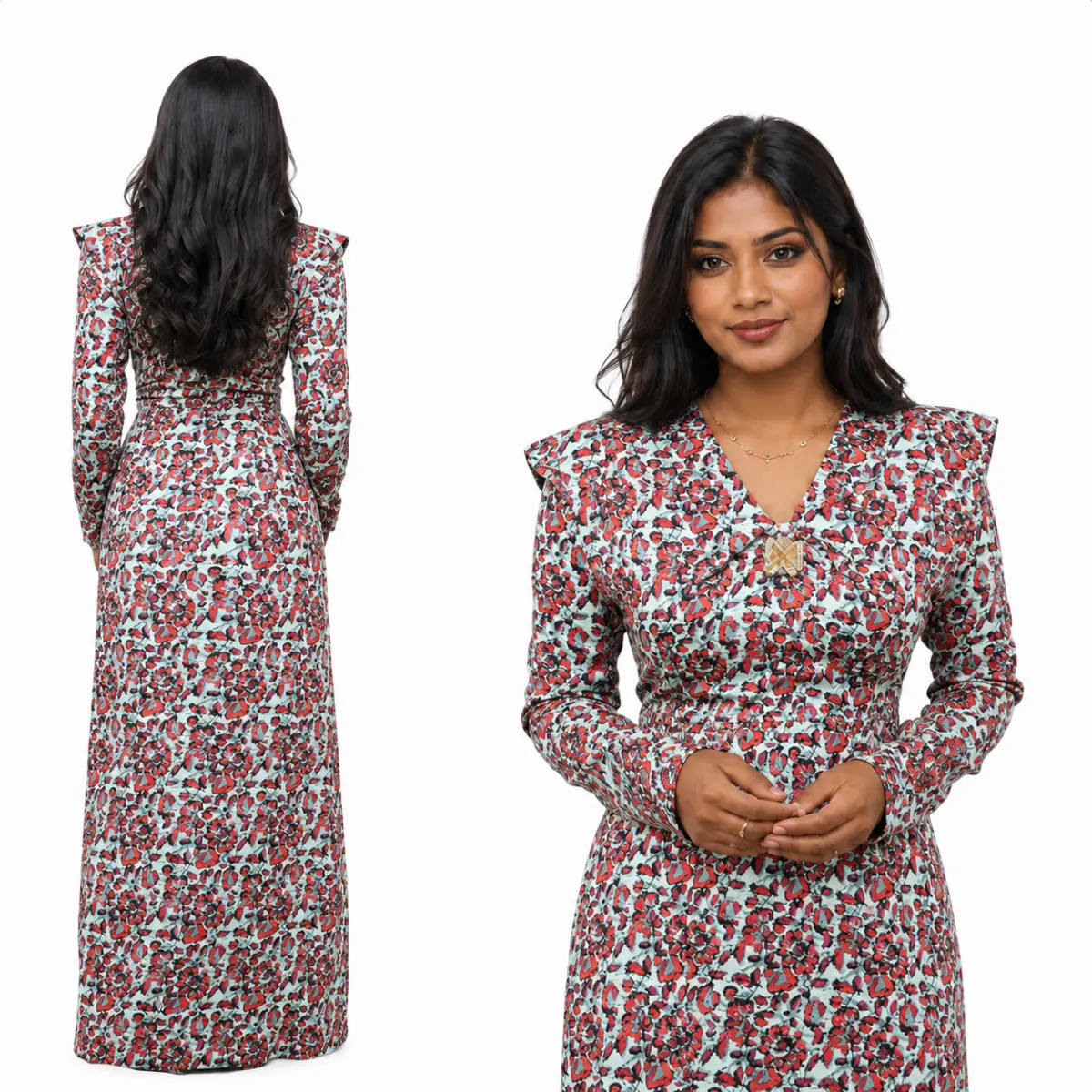Dhigu Hedhun Fothi – Traditional Maldivian Women's Dress Material