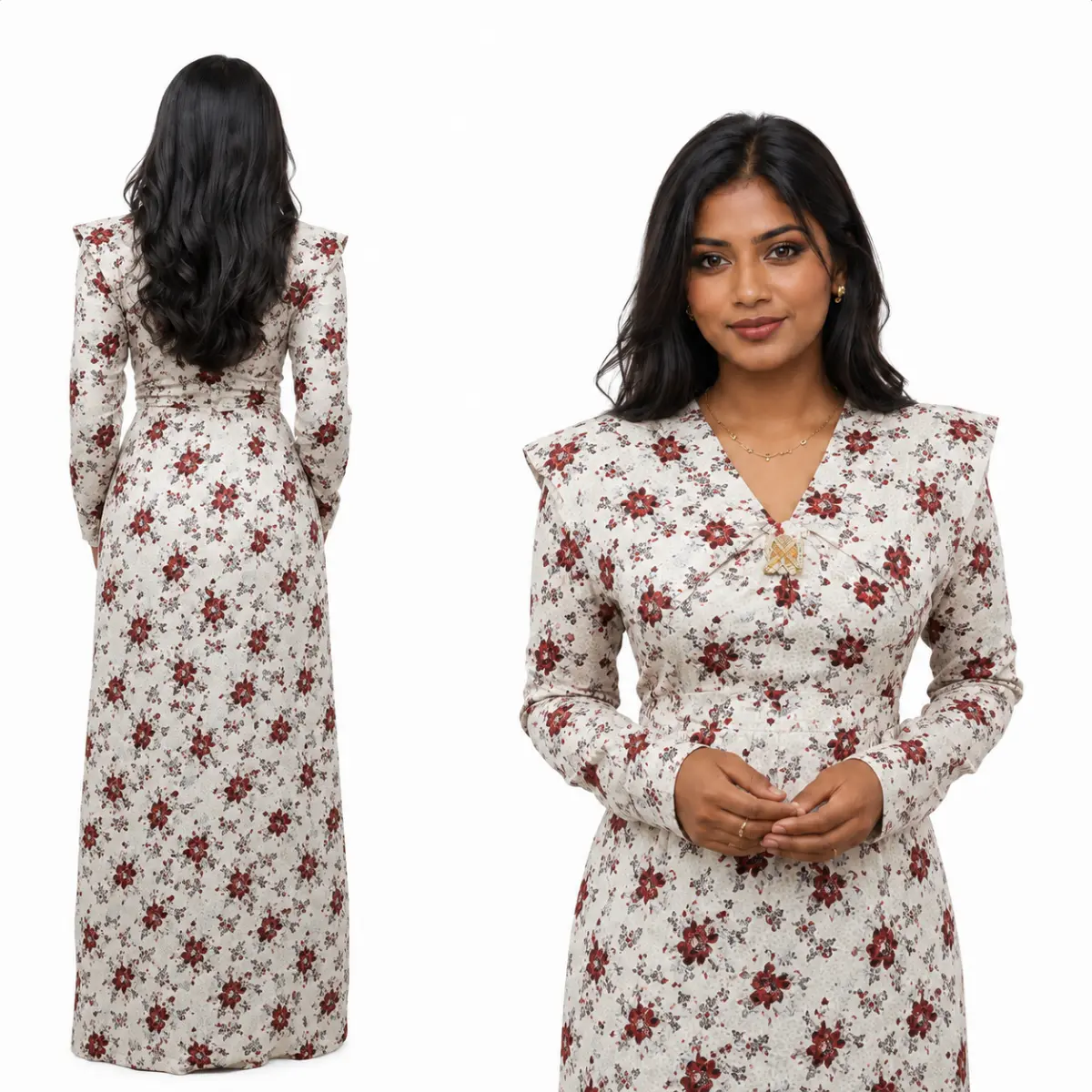 Dhigu Hedhun Fothi – Traditional Maldivian Women's Dress Material