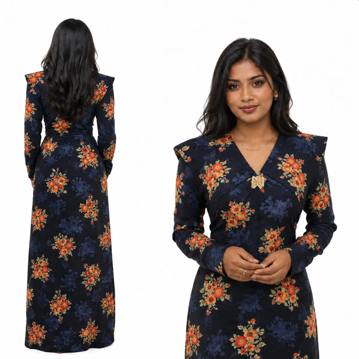Dhigu Hedhun Fothi – Traditional Maldivian Women's Dress Material