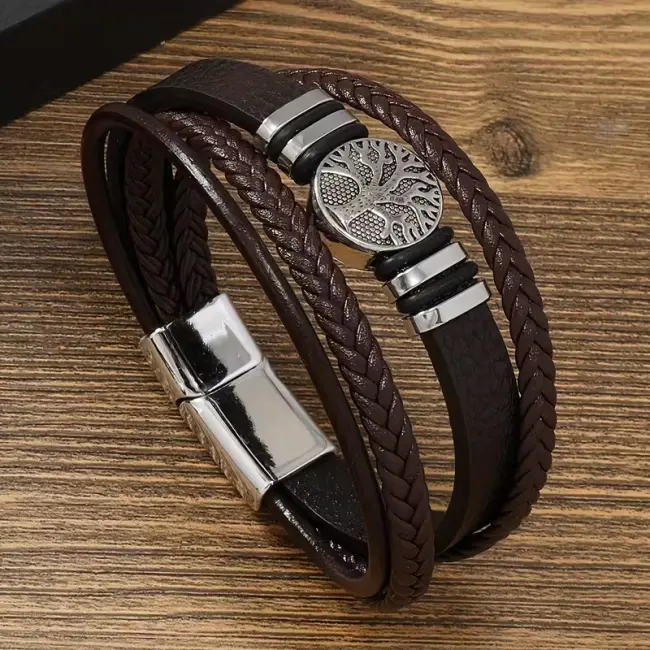 Trendy Minimalist PU Leather Bracelet