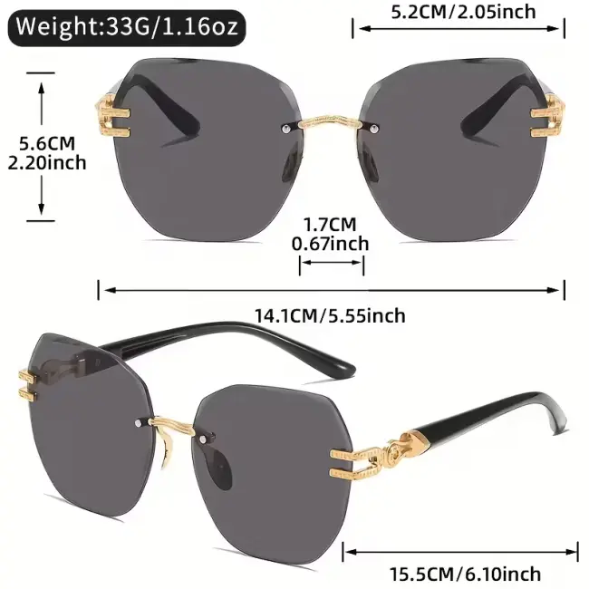 Women’s Frameless Lightweight Glasses