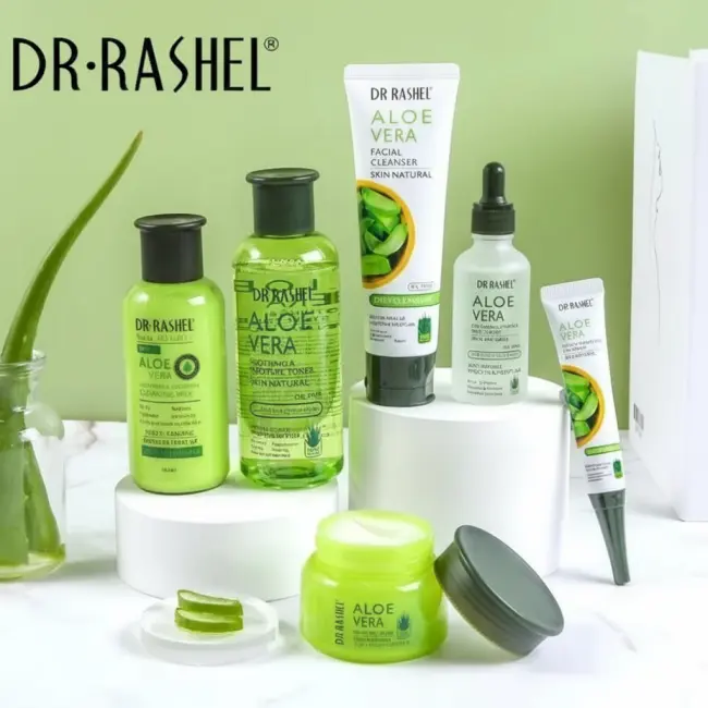 DR. RASHEL ALOE VERA SOOTHING MOISTURE SKIN CARE 6PCS SET