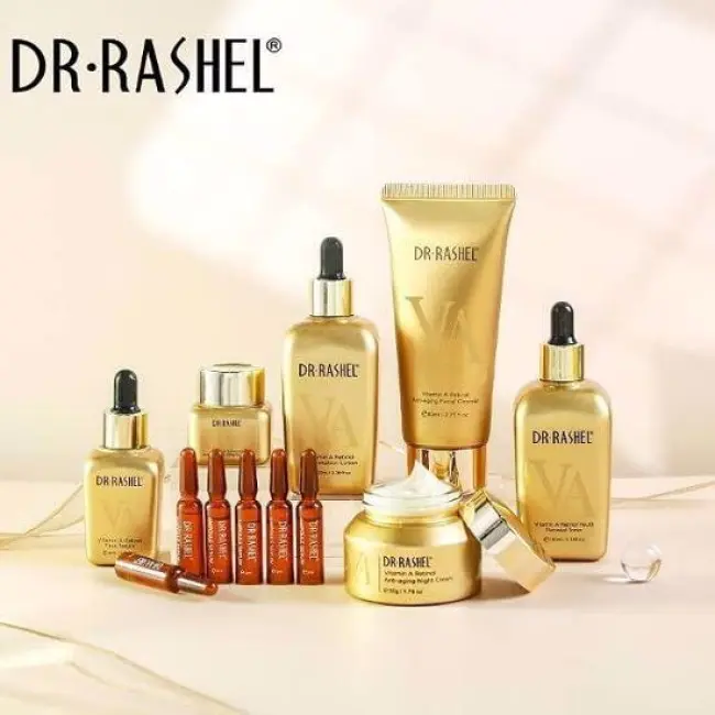 DR. RASHEL VITAMIN A RETINOL REJUVENATION SKIN CARE 12PCS SET