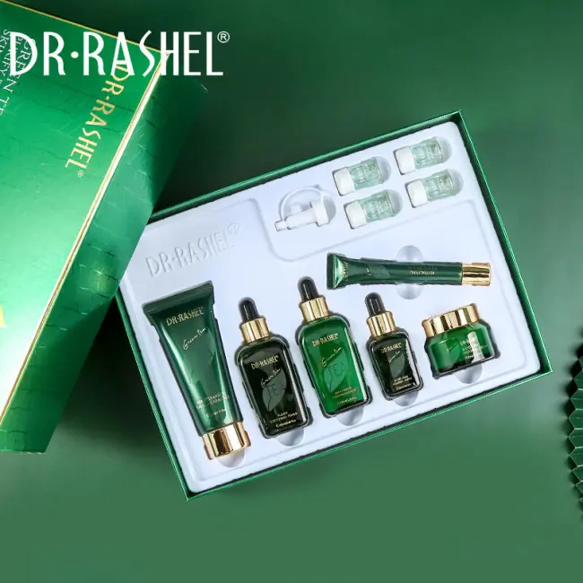 DR. RASHEL GREEN TEA PURIFY BALANCING SKIN CARE 10PCS