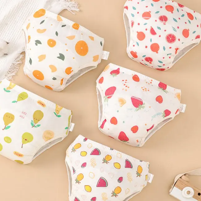 Baby Toilet Training Pants (M Size, Fruit World – 5 Pack)