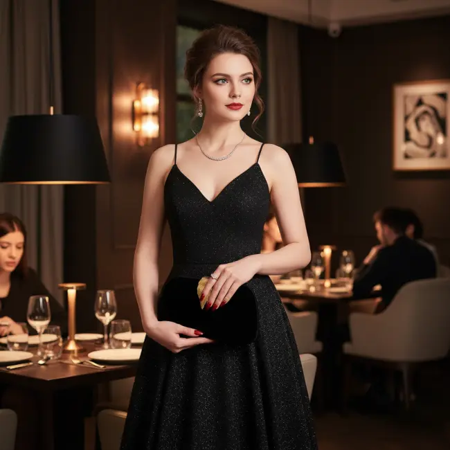 Elegant Women's Evening Banquet Clutch Bag