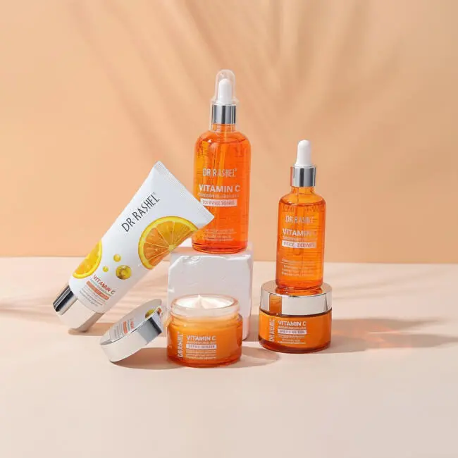DR. RASHEL VITAMIN C BRIGHTENING AND ANTI AGING SKIN CARE 5 PCS SET