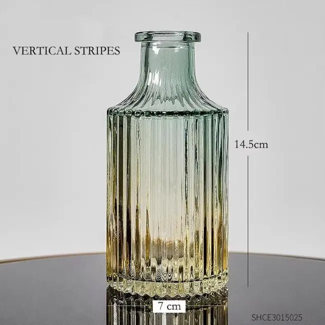 Retro Embossed Mini Vase 5 Piece Set