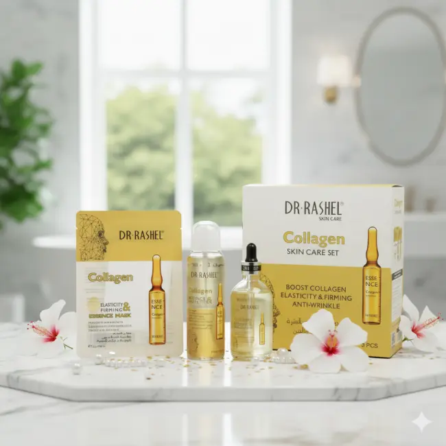 DR. RASHEL BOOST COLLAGEN SKIN CARE 3PCS SET