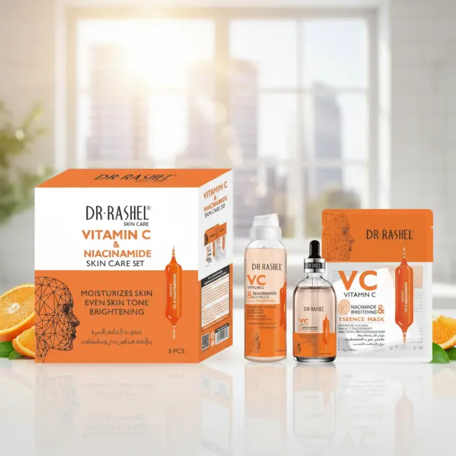 DR. RASHEL VITAMIN C NIACINAMIDE SKIN CARE 3PCS SET