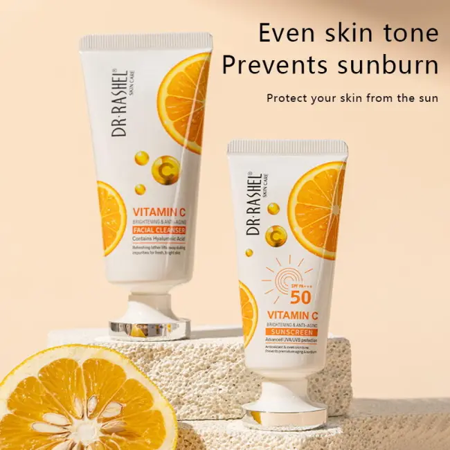 DR. RASHEL VITAMIN C BRIGHTENING AND ANTI AGIN SKIN CARE 6 PCS SET