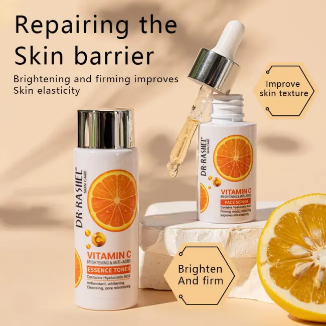 DR. RASHEL VITAMIN C BRIGHTENING AND ANTI AGIN SKIN CARE 6 PCS SET