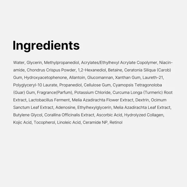KOJIC ACID TURMERIC BRIGHTENING GEL MASK 28G