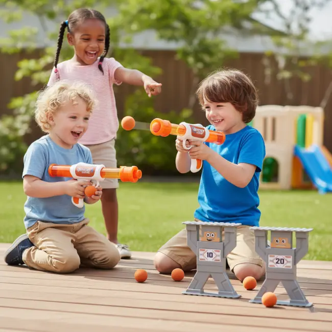 Safe Foam Bullet Shooter for Kids