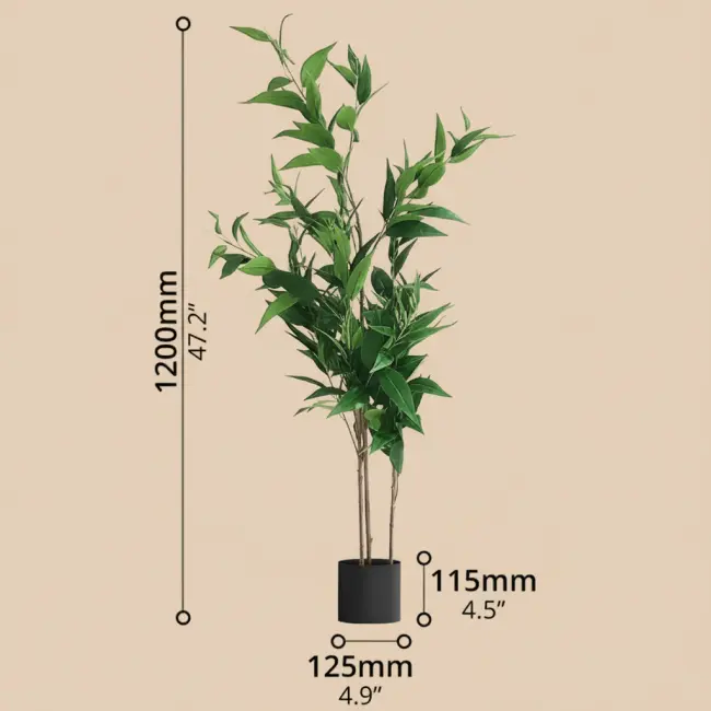 Green Botanical Decor Artificial Plant