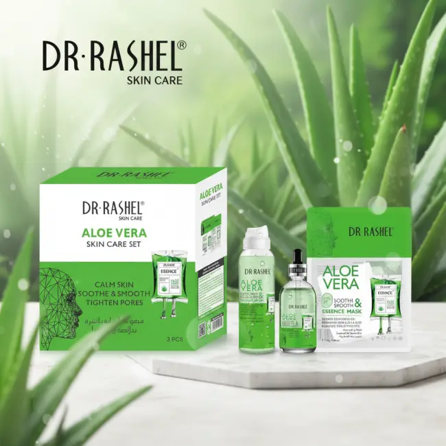 DR. RASHEL ALOE VERA SMOOTHE SMOOTH SKIN CARE 3PCS SET