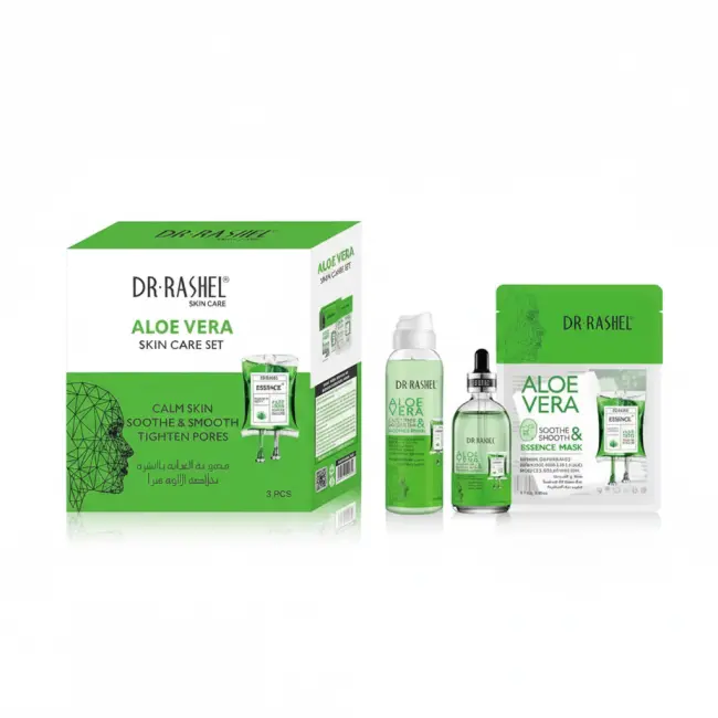 DR. RASHEL ALOE VERA SMOOTHE SMOOTH SKIN CARE 3PCS SET