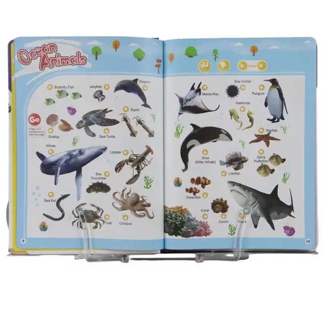 Children's First Interactive Touch Learning English Book