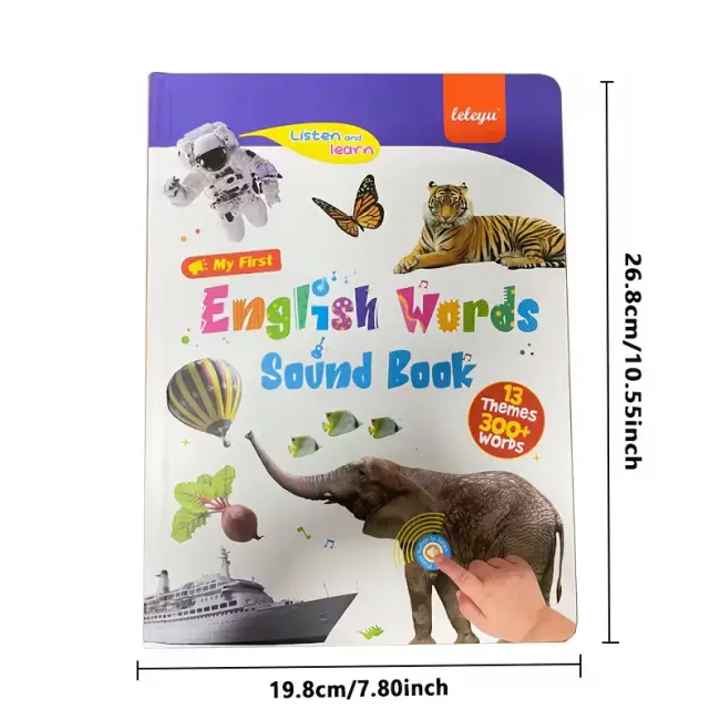 Children's First Interactive Touch Learning English Book