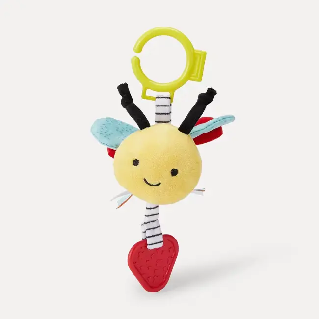 Pram Toy – Bee | Rattle & Teether for Babies (0+ Months)